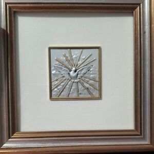 Elegant Silver and Gold Framed Wall Art